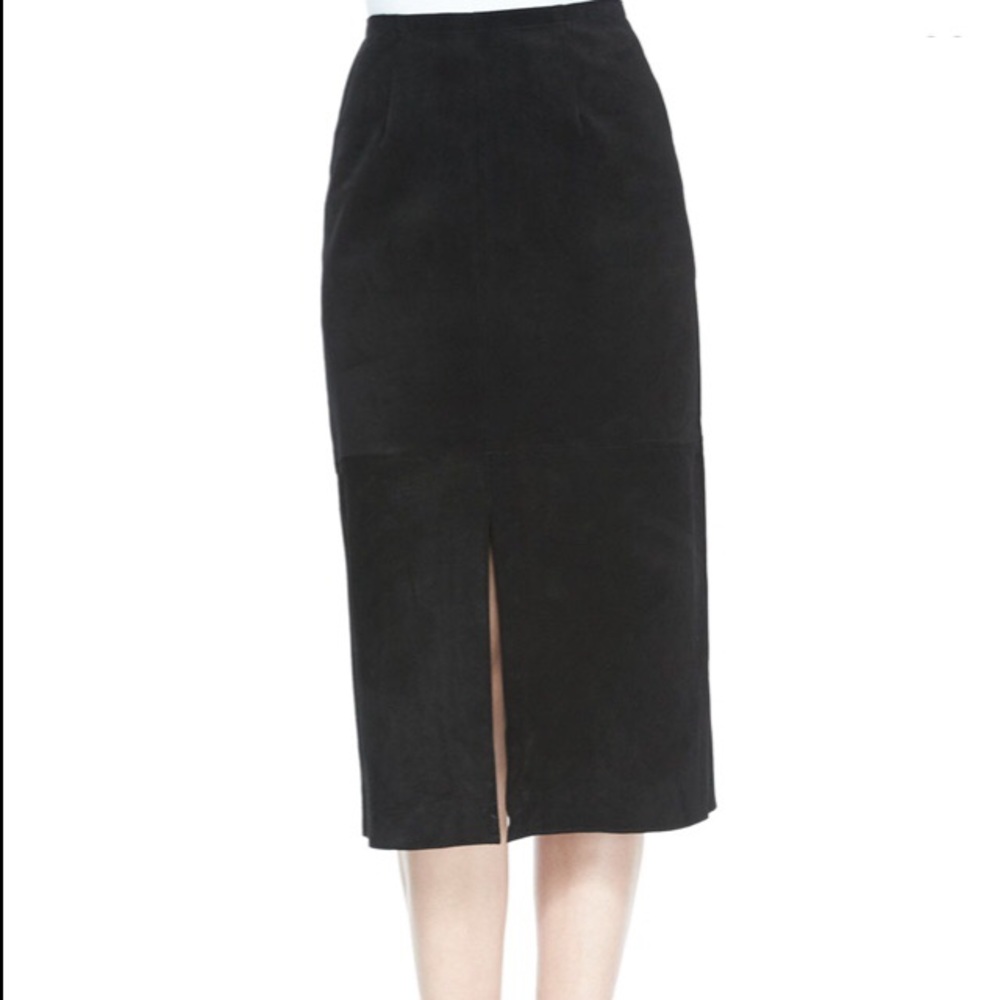 Alexa Chung for AG "The Ortiz" skirt in suede.